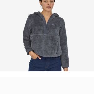 Patagonia Los Gatos Gray Charcoal Fleece Pullover Women's Medium